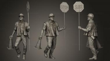 Figurines of people Merged DOH REV 10 3d model